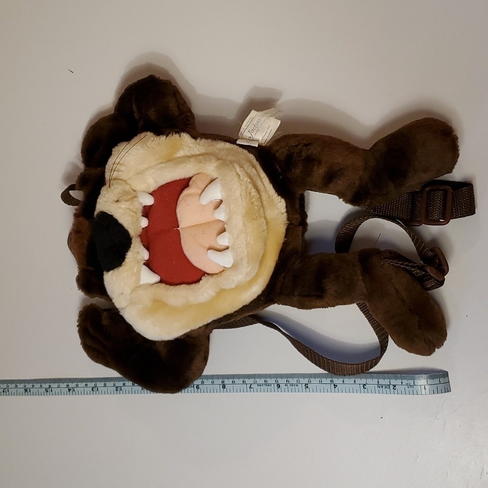 Vintage Looney Tunes Tasmanian Devil Mini Backpack Warner Bros 1997 - Picture 10 of 10
